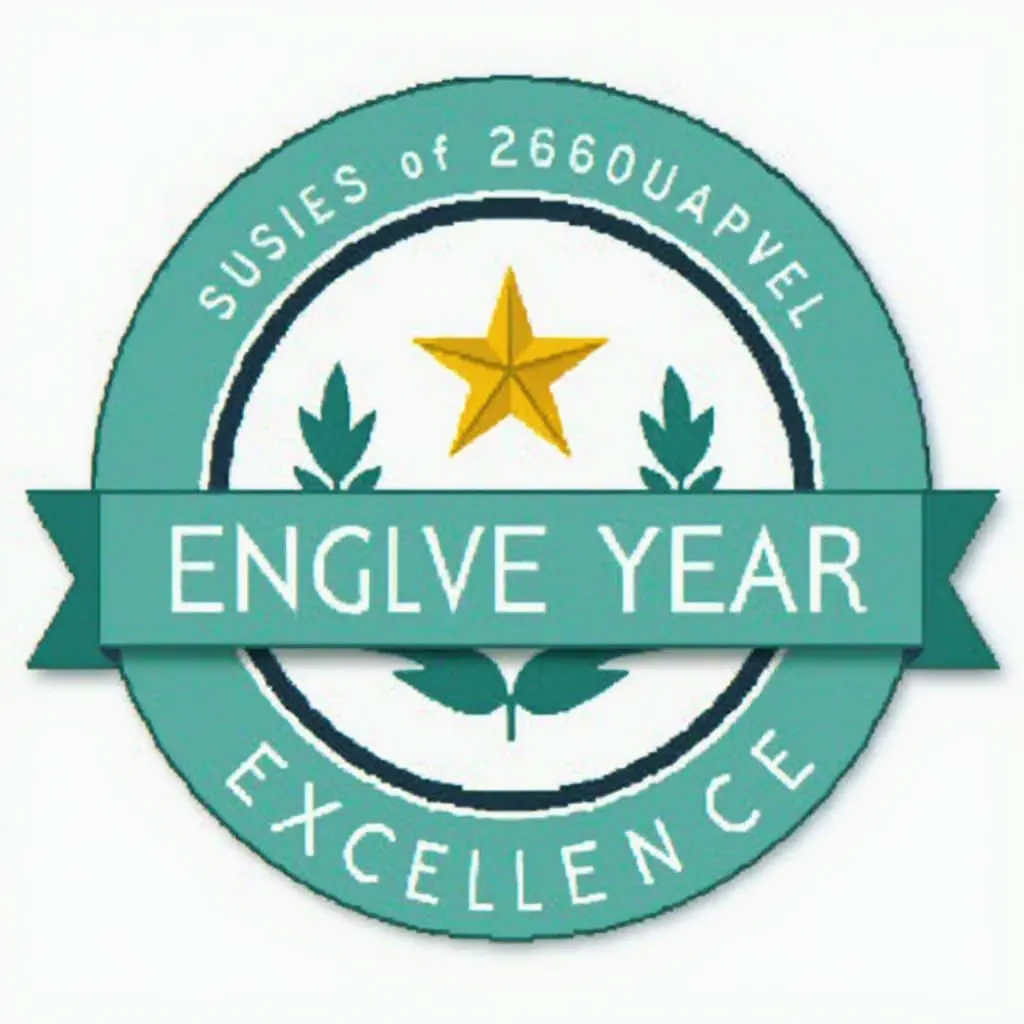 Icono de insignia de excelencia
